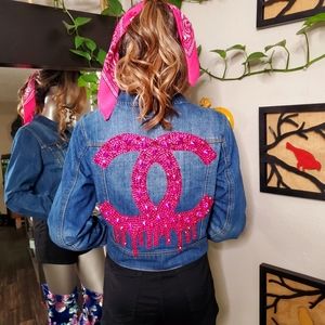 Jean jacket customized